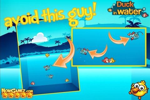 Duck in Water - Funny Games a Free Skill Puzzle for Kids screenshot 4