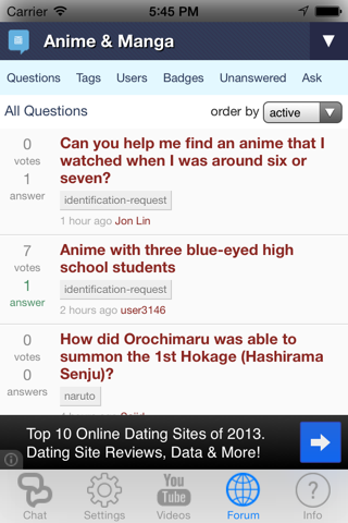 Anime-Chat screenshot 4