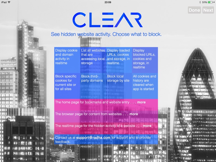 Clear Browser. Show & Block. screenshot-3