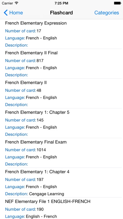 French tests