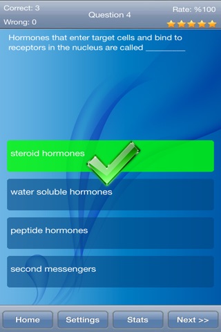Human Biology : Endocrine System Quiz screenshot 2