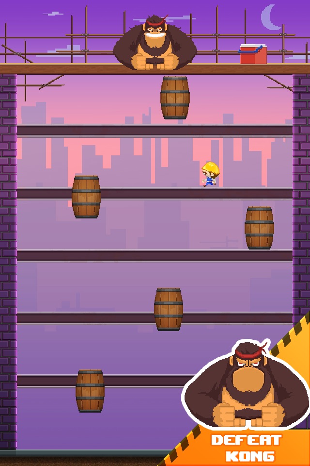 Blocky Kong - Retro Arcade Fun screenshot 3