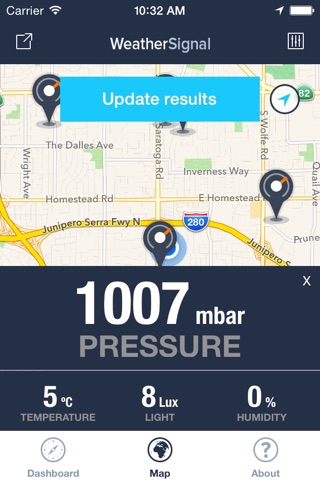 WeatherSignal - The Barometer for iPhone screenshot 2