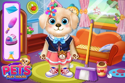 Puppy House Party - Adorable Animals Playhouse Kids Mini Games: Early Childhood Learning screenshot 2