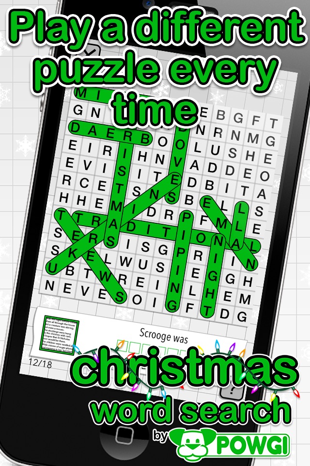 Christmas Word Search by POWGI screenshot 3