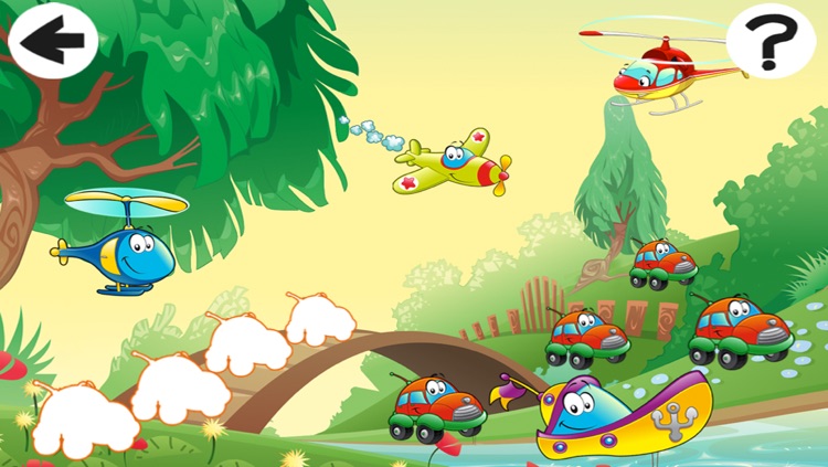 Animated Air-plane and Car-s Game-s: Tricky Sort-ing For Kids and baby