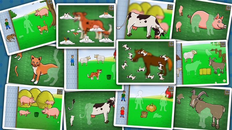 Puzzles for toddlers with farm animals and their sounds screenshot-3