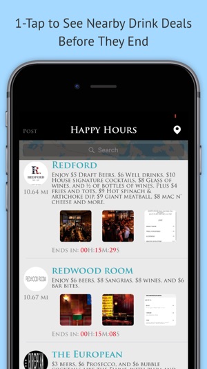 Drinkers - Happy hours, Hottest bars, Near you(圖1)-速報App