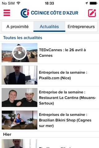 Cap Entreprises screenshot 2