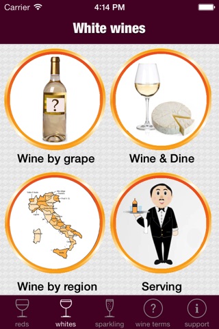 Wine basics and reference guide screenshot 2