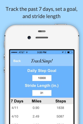 TrackSimp! screenshot 2