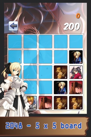 Fate Stay Night 2048 Edition - All about best puzzle : Trivia games screenshot 2