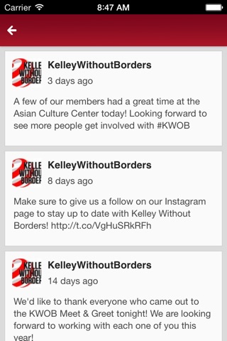 Kelley Without Borders screenshot 3