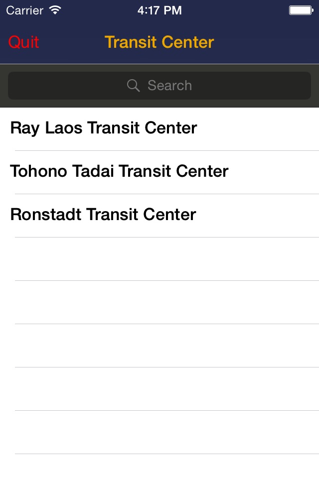 mySunTran screenshot 2