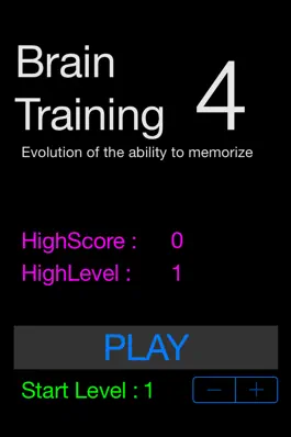 Game screenshot BrainTraining4-Evolution of the ability to memorize- mod apk