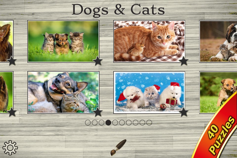 Cute Pets - Real Dogs and Cats Picture Puzzle Games for kids screenshot 2