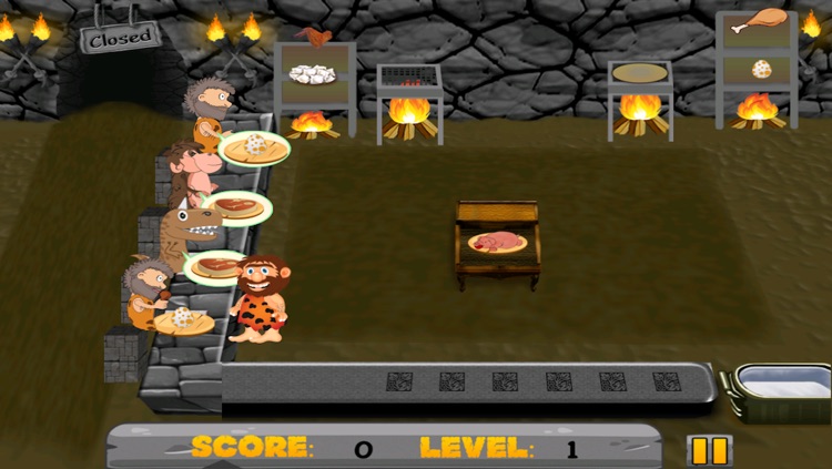 A Stone Age Caveman Coffee Shop Cafe FREE - Prehistoric Dino Diner Dash