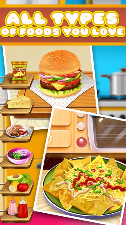 Kitchen Food Maker Salon - Fun School Lunch & Dessert Cooking Kids Games for Girls & Boys! screenshot-3