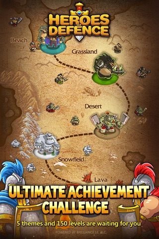 Heroes of Defence -- fun combination of elimination & tower defence! screenshot 3