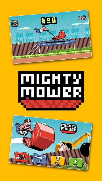 Mighty Mower – the retro 8 bit game adventure of extreme mowing