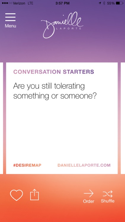 Conversation Starters by Danielle LaPorte
