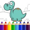 Dinosaur World - Coloring Book for Little Boys, Little Girls and Kids