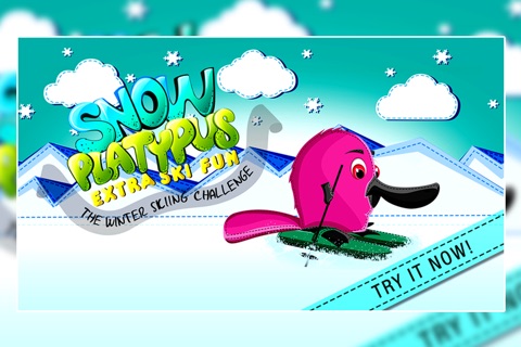 Snow Platypus Extra Ski Fun : The Winter Skiing Challenge - Gold screenshot 2
