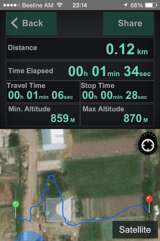 Altimeter -PRO With Pebble Edition  (Compass Weather Speedometer & Location Tracking) screenshot 4