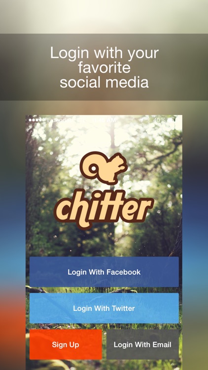 Chitter - Receive Local Freebies, Offers, Deals And Discounts While Shopping At Nearby Stores By Sharing screenshot-0