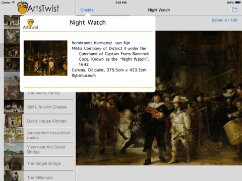 ArtsTwist Find It Rijksmuseum screenshot 2