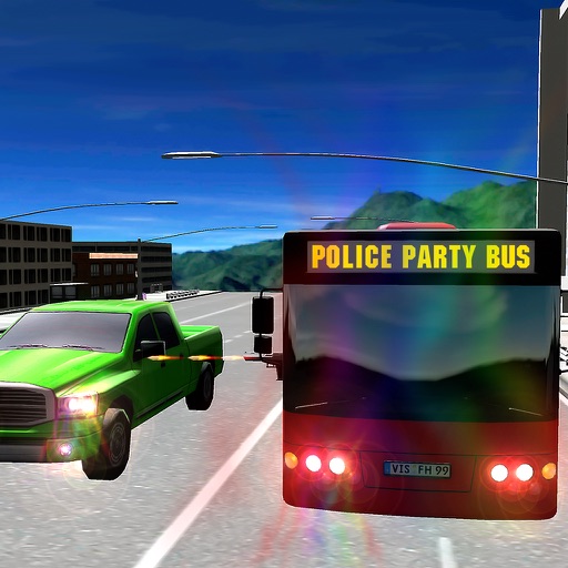 Police Party Bus Racing Simulator 3D iOS App