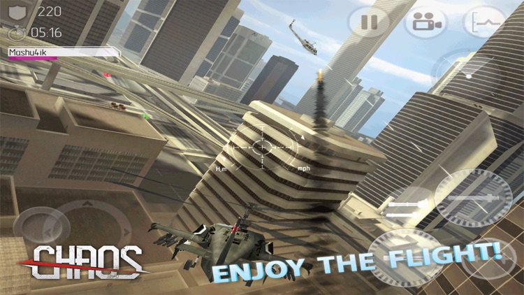 CHAOS Combat Copters -‐ #1 Multiplayer Helicopter Simulator 3D