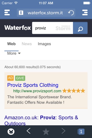 Waterfox Browser screenshot 2