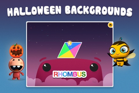 Monster Shapes Sorting Puzzle for Kids Halloween Theme FREE screenshot 2