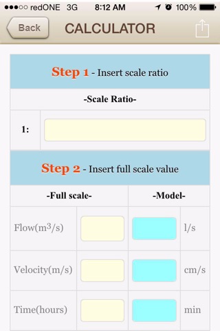 NAHRIM Modelling Calculator screenshot 2