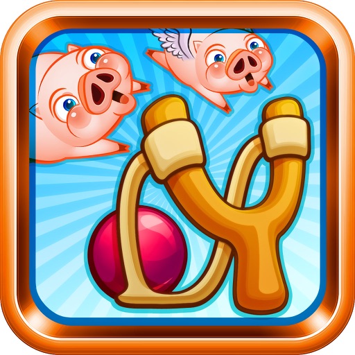 Donkey Slingshot Safari Revenge - Flying Pigs Attack Hunt Down FREE icon