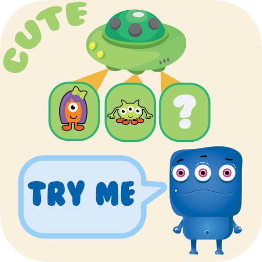 Brain Matching Game For Alien Cute Version