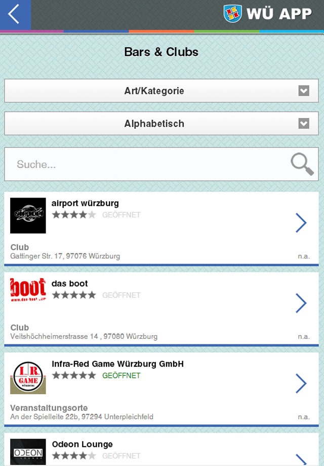 WÜ App : Die App für Würzburg screenshot 3