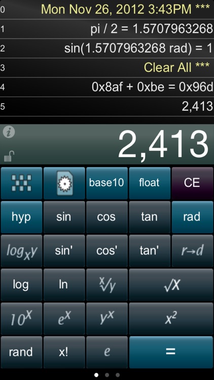 Paper Calc for Coders Lite