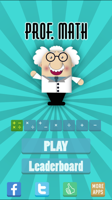 How to cancel & delete Prof. Math - an addictive arithmetic game from iphone & ipad 1