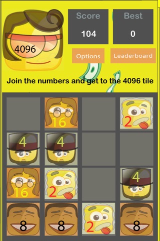 Tappy 2048 - Funny Board New Game screenshot 2