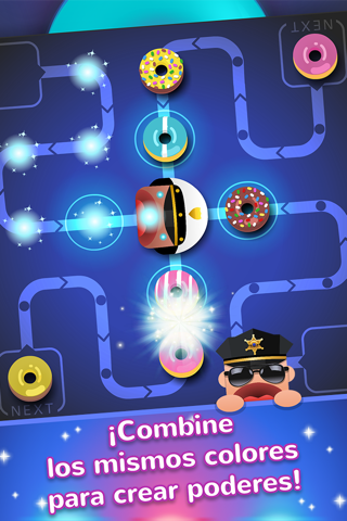 Cops and Donuts! Don't block the lines screenshot 3