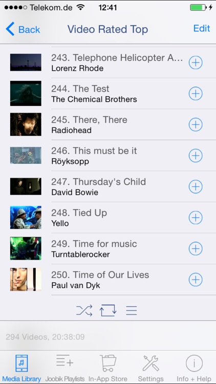 Joobik Player - iTunes Video Playlists on iPhone and iPad