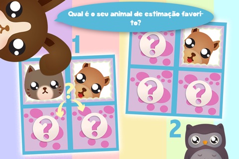 Cute Chibi Pets Memo Puzzle Pro screenshot 2