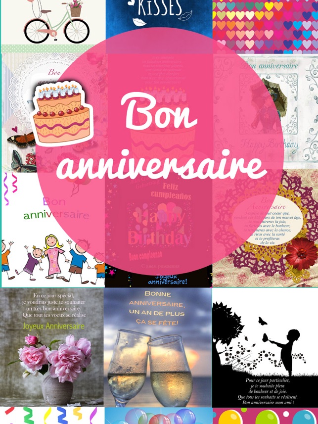 Joyeux Anniversaire Cartes De Voeux Bon Anniversaire Messages Dans L App Store