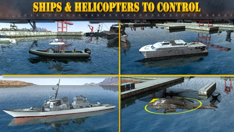Navy Boat Parking Simulator Game - Real Army Sailing Driving Test Run Park Sim Games