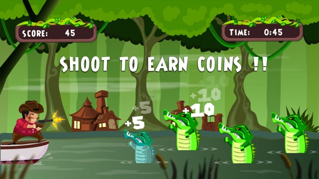 Angry Crocodile Attack – shoot down hungry swamp crocs with (圖2)-速報App