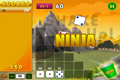 ''All-in Fire Ninja Kick Farkle Series Blast Casino Xtreme Games Free screenshot 2