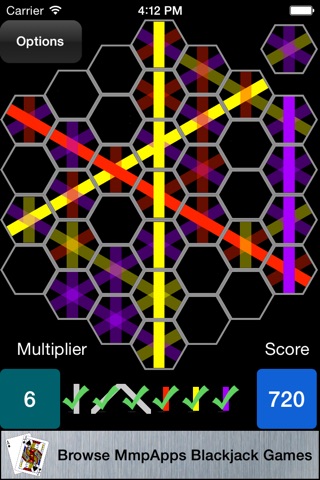 Hexx - Ribbons on a Hex Board screenshot 3
