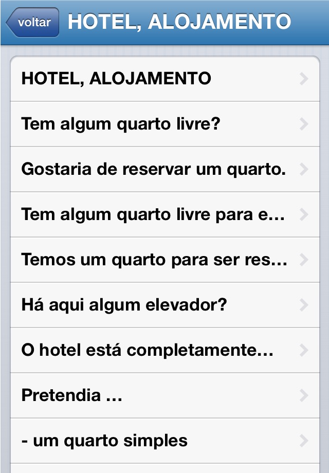 Conversação para viagens screenshot 3